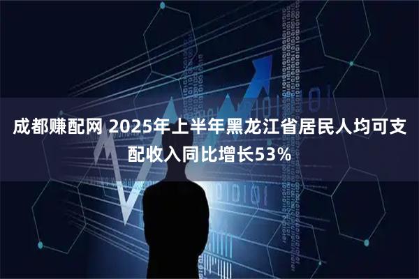 成都赚配网 2025年上半年黑龙江省居民人均可支配收入同比增长53%
